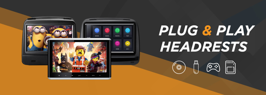 The Best Car Headrest DVD Players  – Plug & Play